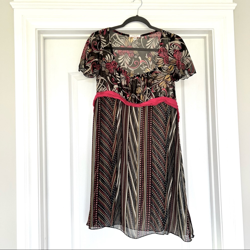 Lux Semi-Sheer Dress